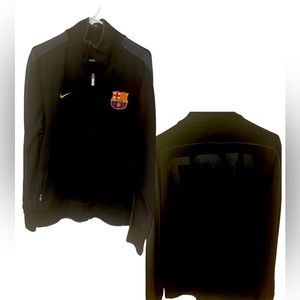 Barcelona Football Club front zip Nike jacket